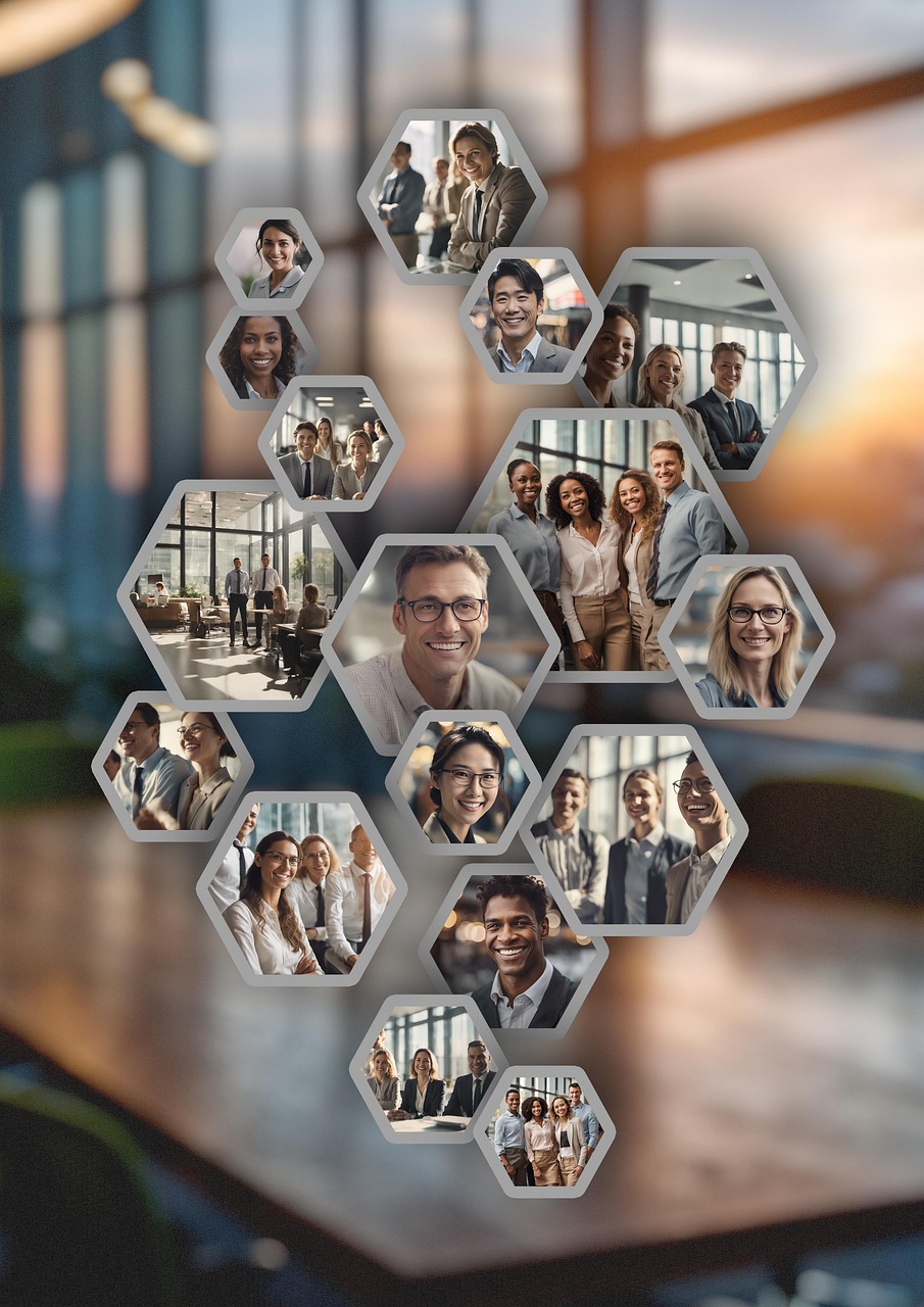 ai generated, people, business, team, group, office, business people, colleagues, coworkers, meeting, group of people, lecture, learning, seminar, training